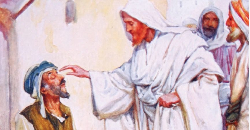 Jesus and the blind man