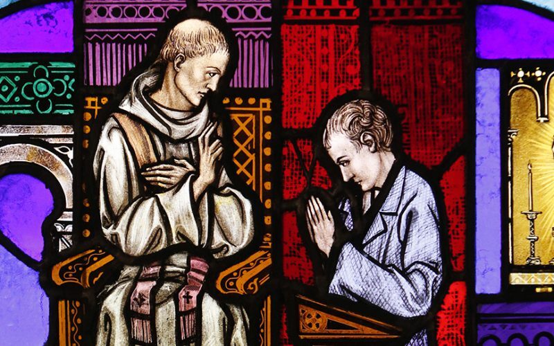 CONFESSION STAINED GLASS