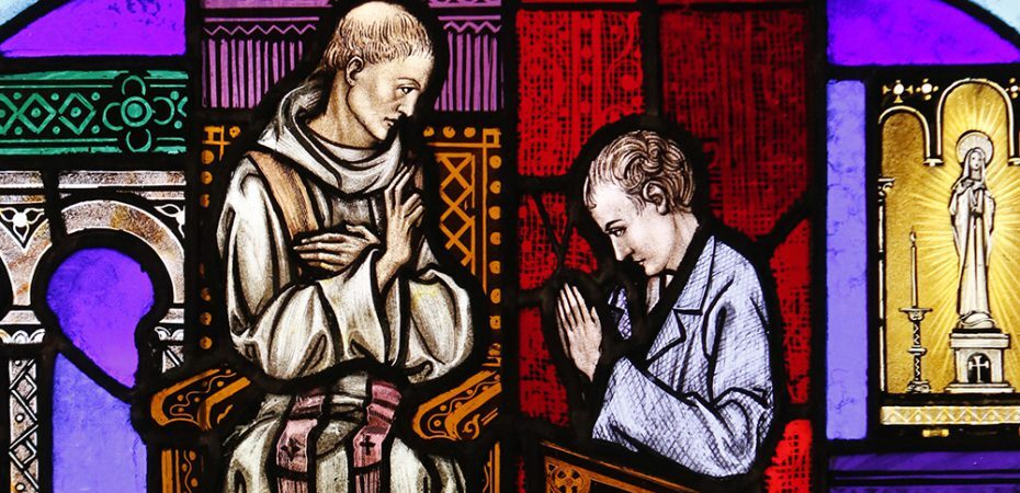 CONFESSION STAINED GLASS
