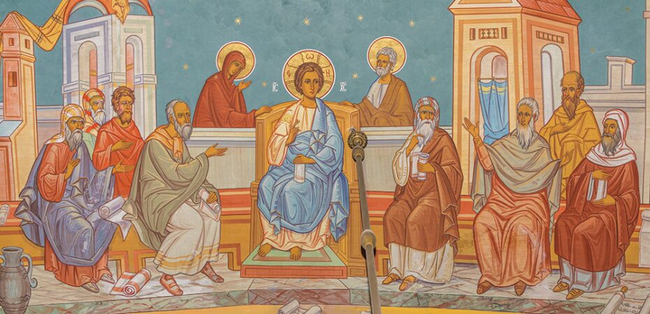 Jesus lost in temple