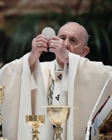 Pope Francis Eucharist